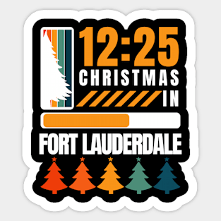 fort lauderdale christmas Sticker